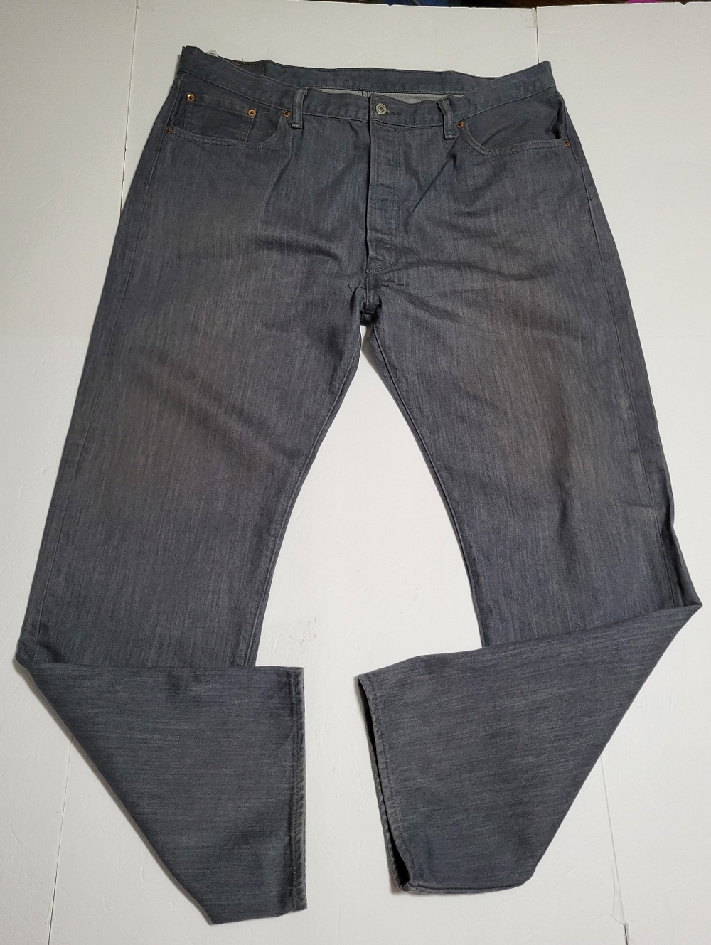 Levi's 501 Button Fly Gray Size Mens 42x34